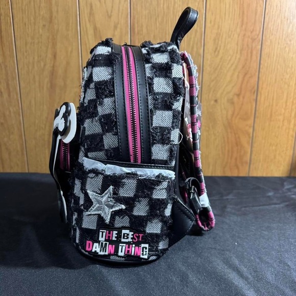 Limited Edition Avril Lavigne Loungefly Mini Backpack 2025 NEW - Picture 4 of 8